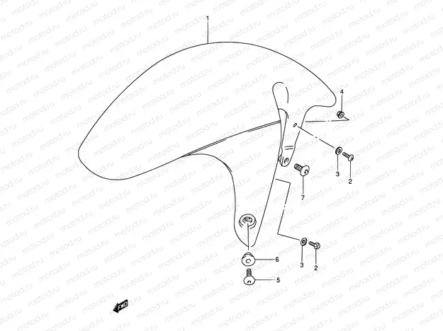 39 - FRONT FENDER