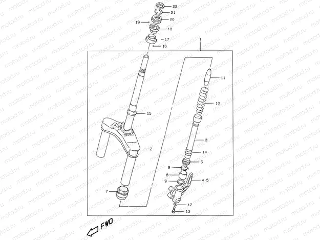 39 - FRONT FORK