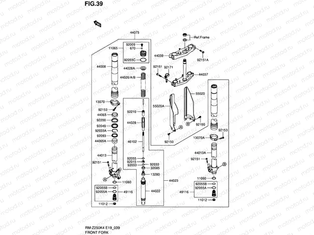 39 - FRONT FORK