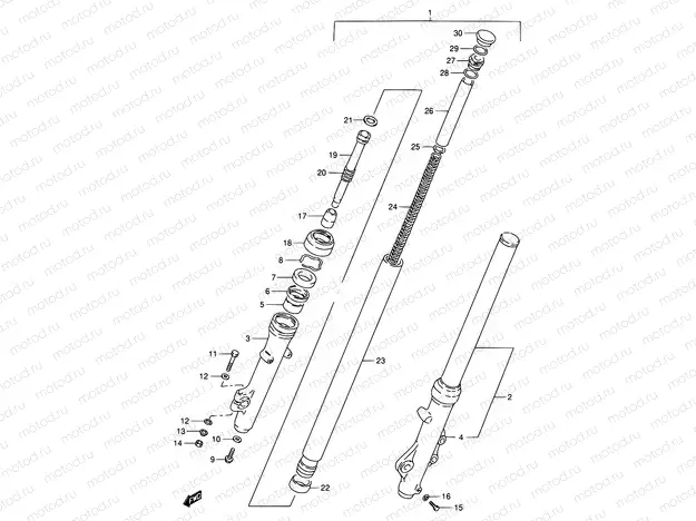 39 - FRONT FORK