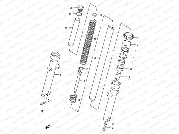 39 - FRONT FORK DAMPER