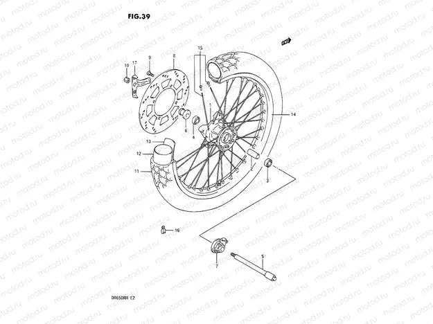 39 - FRONT WHEEL