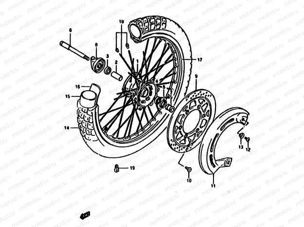39 - FRONT WHEEL