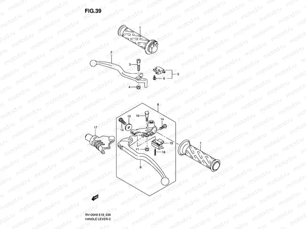 39 - HANDLE LEVER