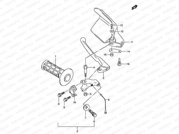 39 - LH HANDLE LEVER