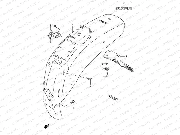 39 - REAR FENDER
