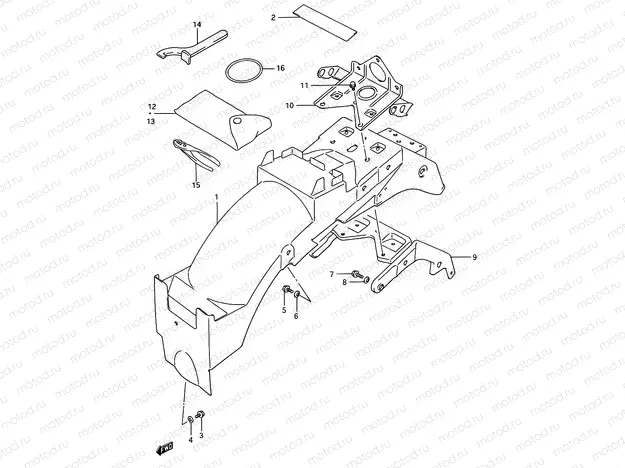 39 - REAR FENDER