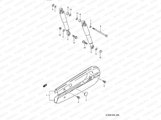 39 - REAR SHOCK ABSORBER