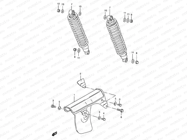39 - REAR SHOCK ABSORBER