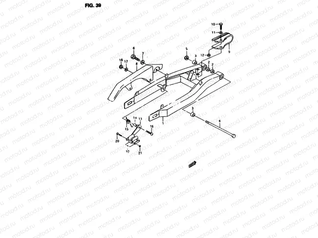 39 - REAR SWINGNING ARM
