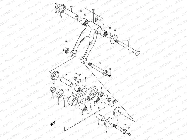 39A - CUSHION LEVER (MODEL M/N/S/T)