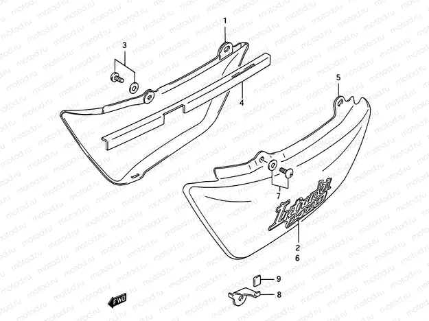 39A - FRAME COVER (MODEL N/P/R)