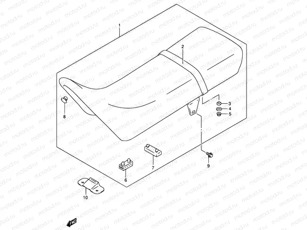 39A - SEAT (MODEL K2/K3/K4)