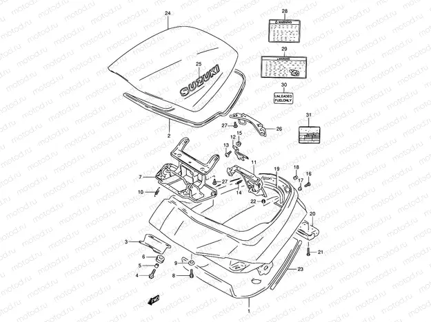39A - TRUNK (MODEL N)