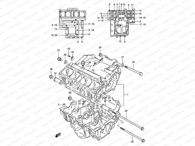 4 - CRANKCASE