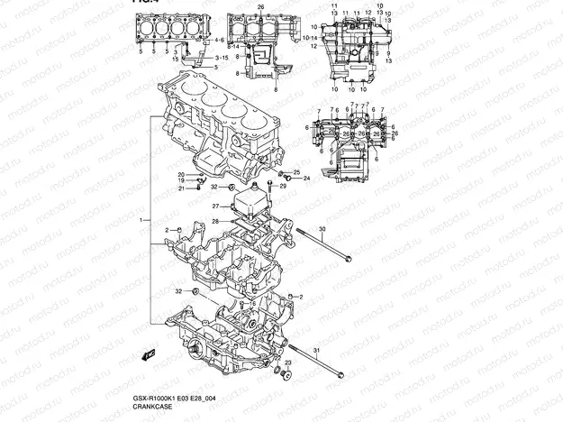 4 - CRANKCASE