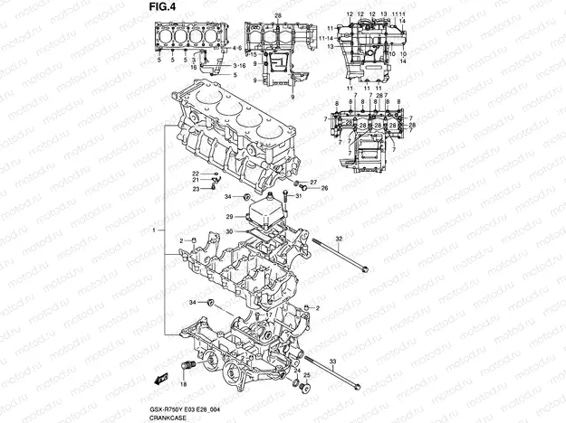 4 - CRANKCASE