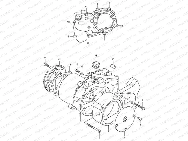 4 - CRANKCASE COVER