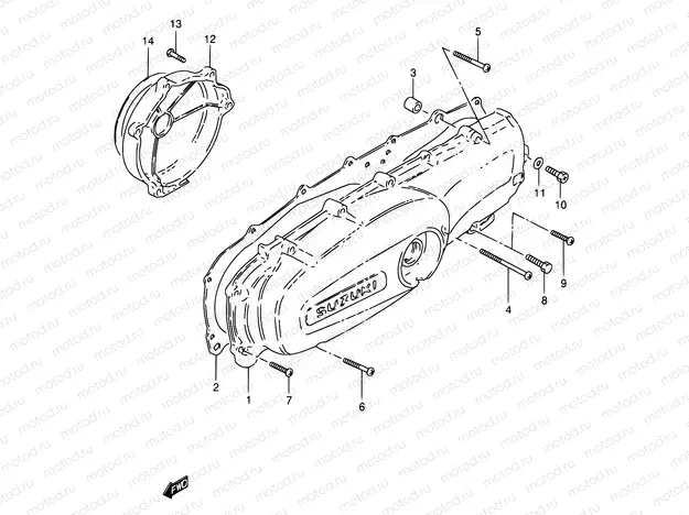 4 - CRANKCASE COVER