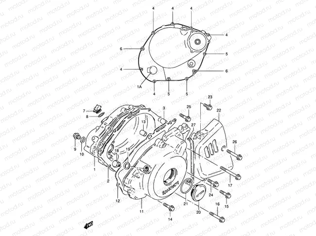 4 - CRANKCASE COVER