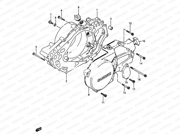 4 - CRANKCASE COVER