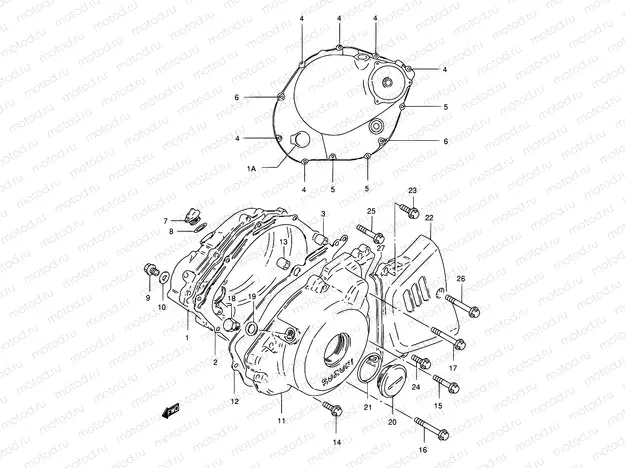 4 - CRANKCASE COVER