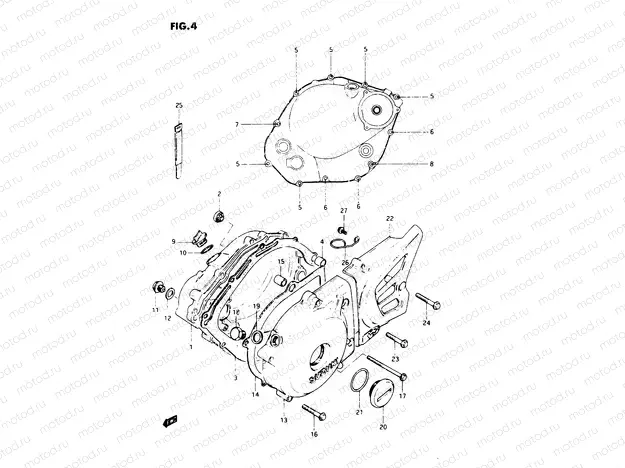 4 - CRANKCASE COVER