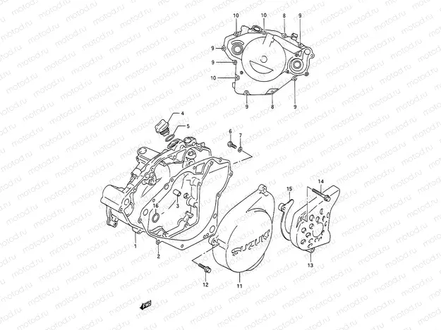 4 - CRANKCASE COVER