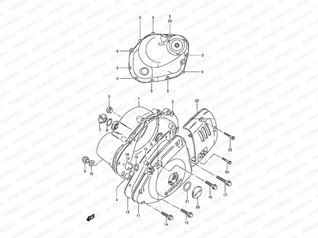 4 - CRANKCASE COVER