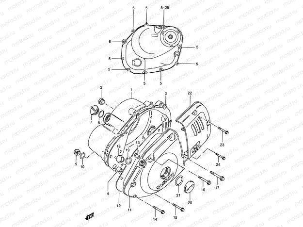 4 - CRANKCASE COVER