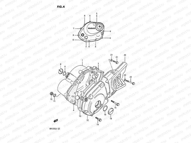 4 - CRANKCASE COVER