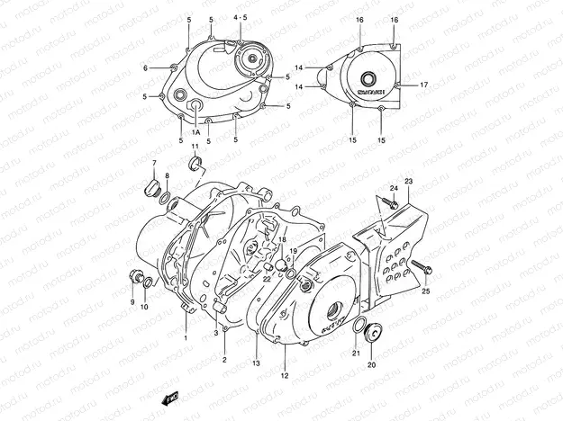 4 - CRANKCASE COVER