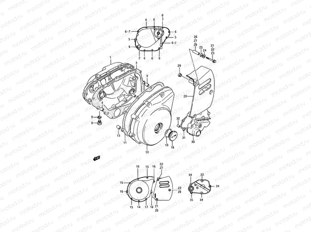 4 - CRANKCASE COVER