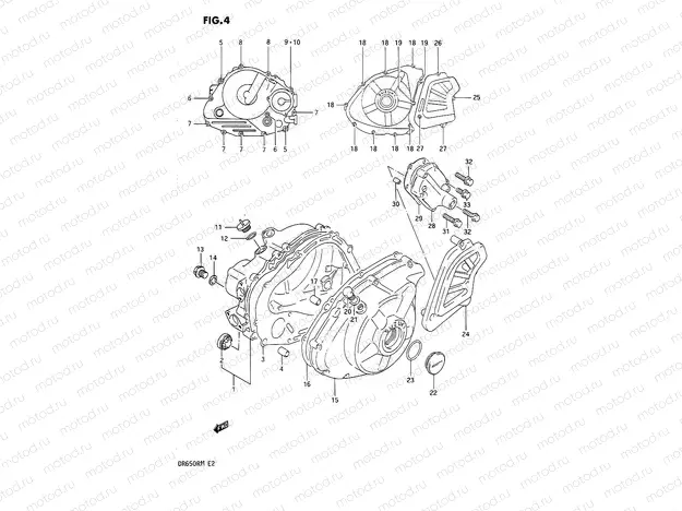 4 - CRANKCASE COVER