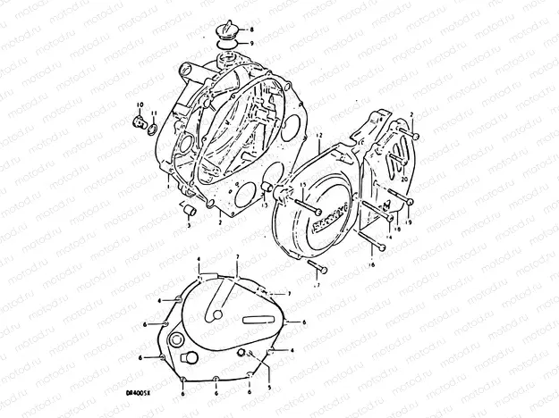 4 - CRANKCASE COVER