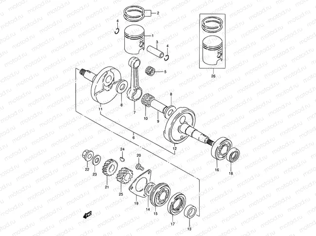 4 - CRANKSHAFT