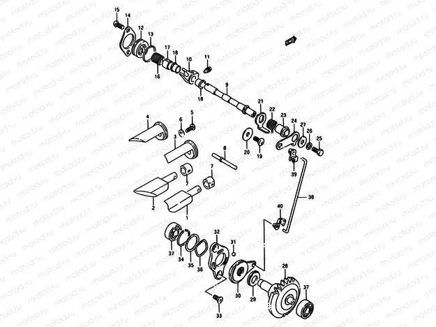 4 - EXHAUST VALVE (MODEL H/J)