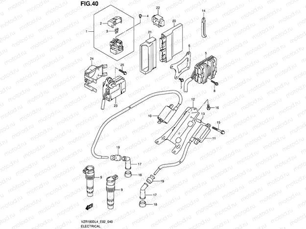 40 - ELECTRICAL (VZR1800ZUFL4 E19)