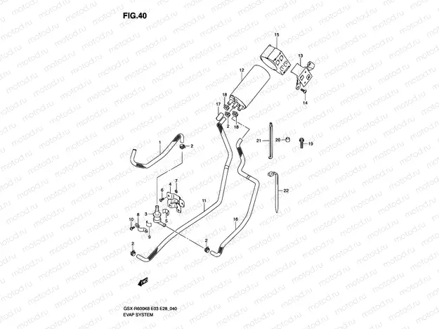 40 - EVAP SYSTEM (E33)