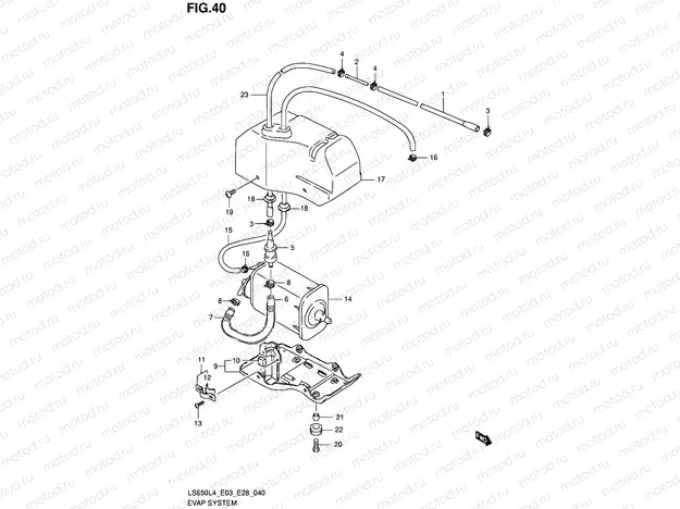 40 - EVAP SYSTEM (LS650L4 E33)