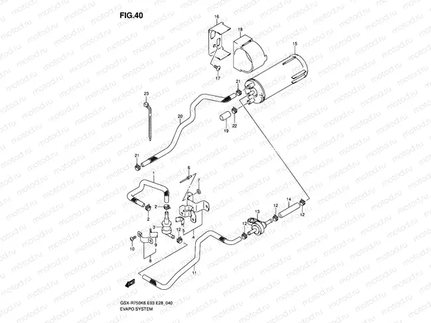 40 - EVAPO SYSTEM (E33)