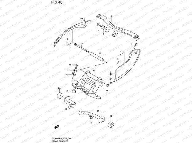 40 - FRONT BRACKET