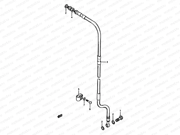 40 - FRONT BRAKE HOSE
