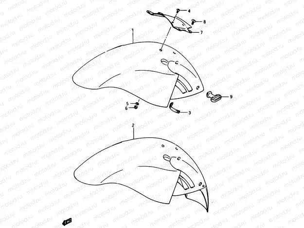 40 - FRONT FENDER