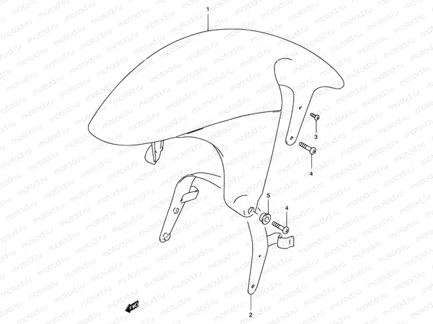 40 - FRONT FENDER