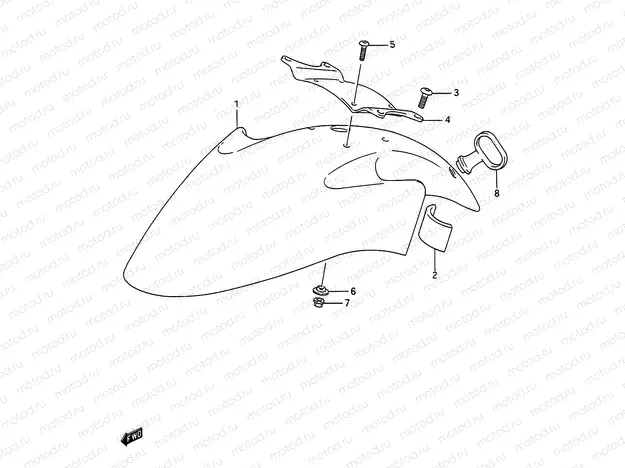 40 - FRONT FENDER
