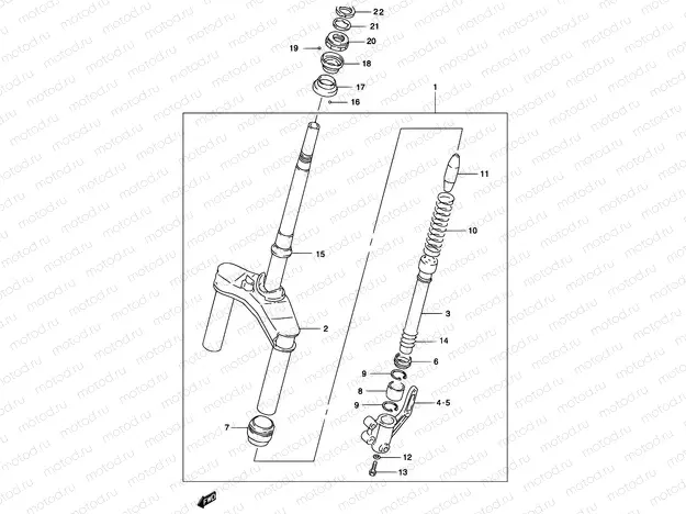 40 - FRONT FORK