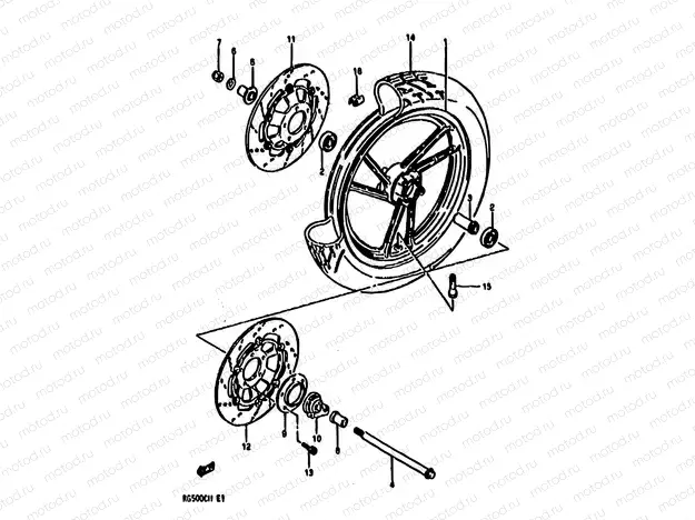40 - FRONT WHEEL