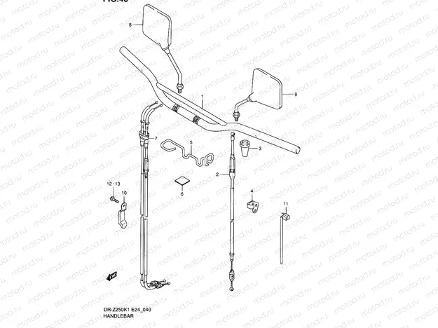 40 - HANDLEBAR