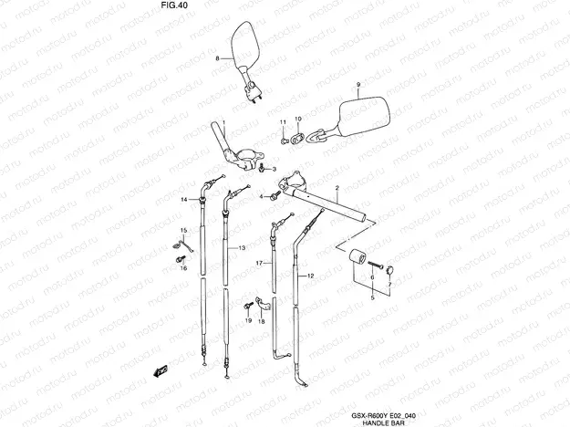 40 - HANDLEBAR